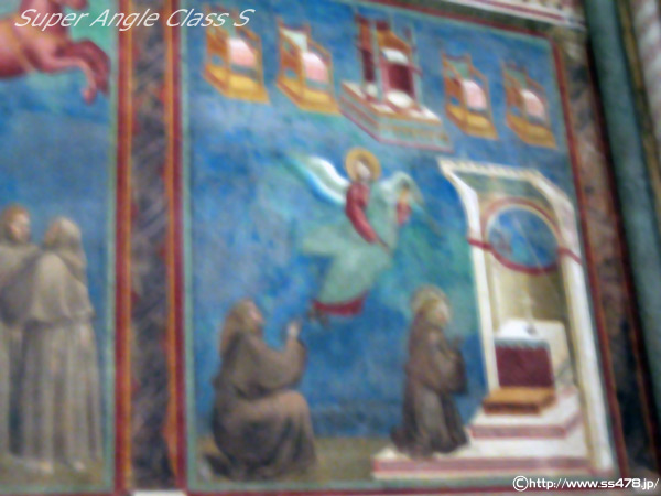 Assisi 8.LA VISIONE DEL CARGO DI FUOCO(火の車の幻)/9.LA VISIONE世DEI SEGGI CELESTI/(天国での座席の示し)