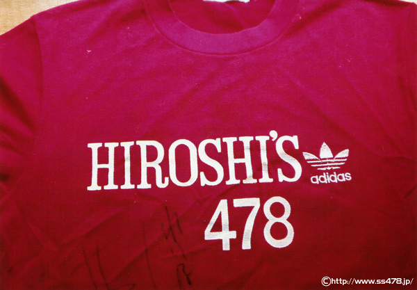 HIROSHI'S 478 Tシャツ(表)